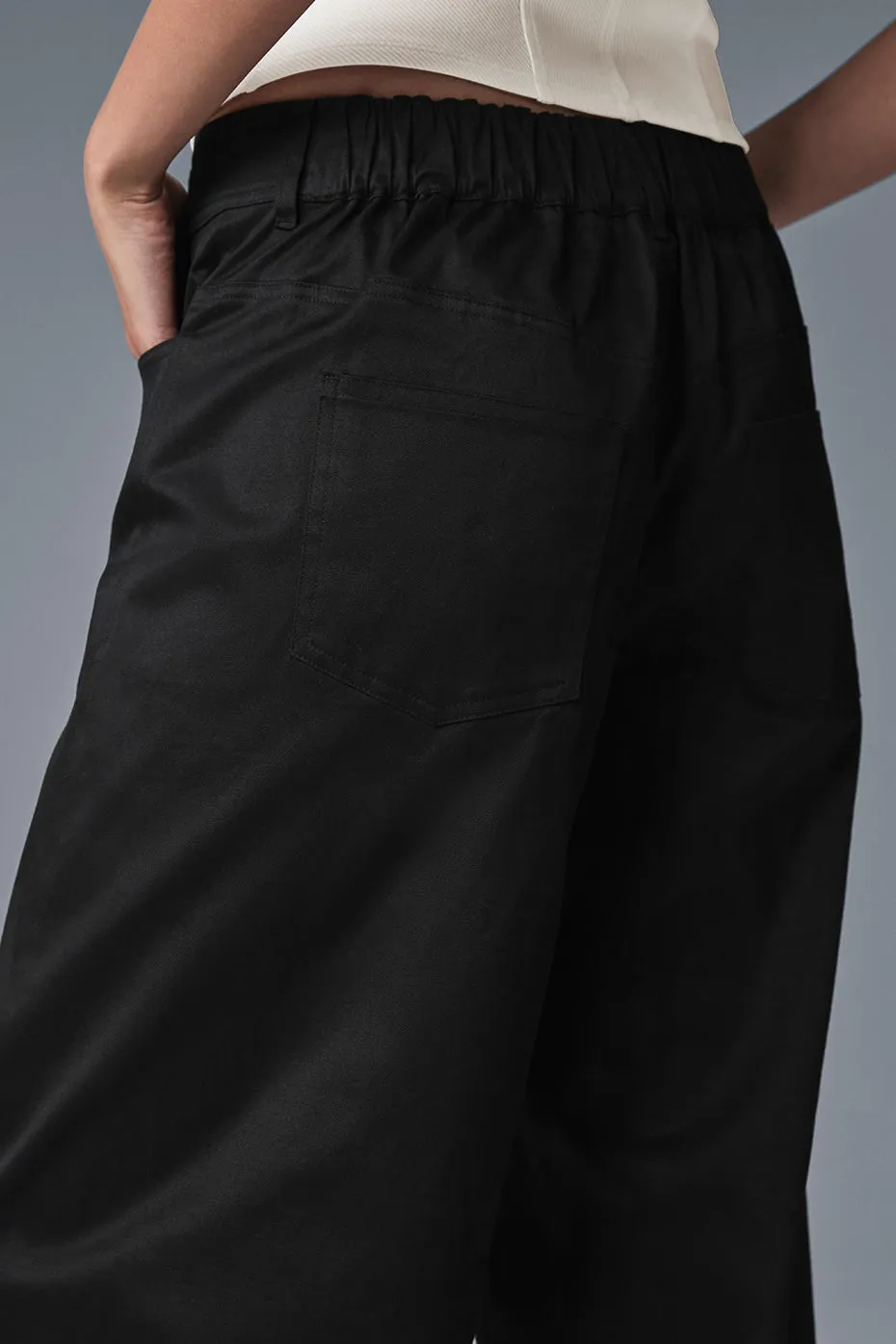 Wanderlust Wide Leg Trouser - Black sold by Alo Yoga product image thumbnail 4