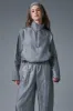 Cropped Afterglow Pullover - Steel Grey sold by Alo Yoga