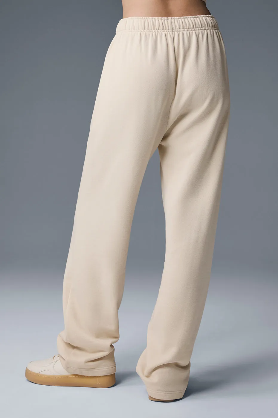 Accolade Straight Leg Sweatpant - Oat Milk sold by Alo Yoga product image thumbnail 2