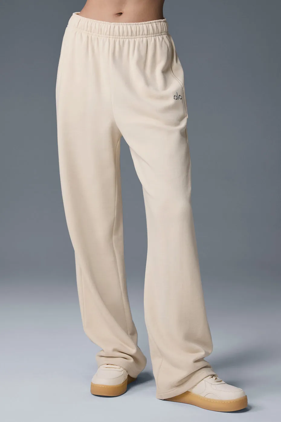 Accolade Straight Leg Sweatpant - Oat Milk sold by Alo Yoga product image thumbnail 3