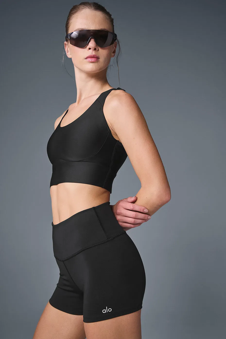 Airlift Empower Bra - Black sold by Alo Yoga product image thumbnail 4