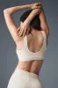 Airbrush Heart Throb Bra - Oat Milk/White sold by Alo Yoga
