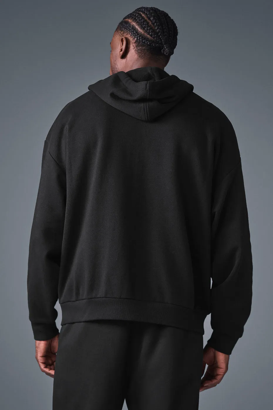 Accolade Full Zip Hoodie - Black sold by Alo Yoga product image thumbnail 3