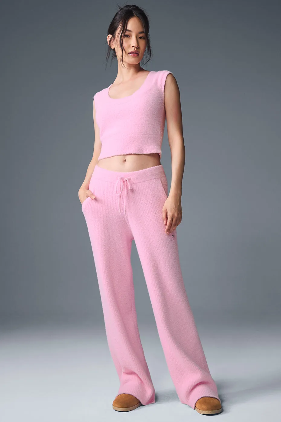 Snuggle Up Sweater Short Sleeve - Sweet Pink sold by Alo Yoga product image thumbnail 5