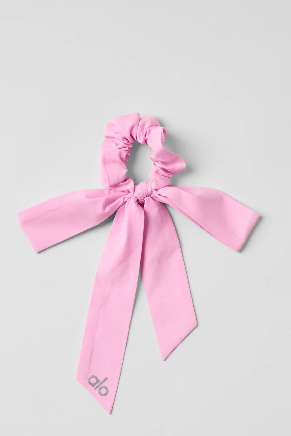 Love Knots Tie Scrunchie - Sweet Pink sold by Alo Yoga
