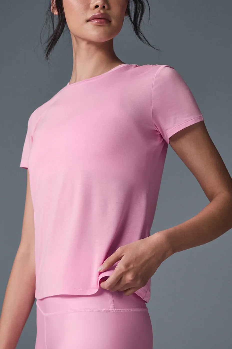 All Day Short Sleeve - Sweet Pink sold by Alo Yoga product image thumbnail 4