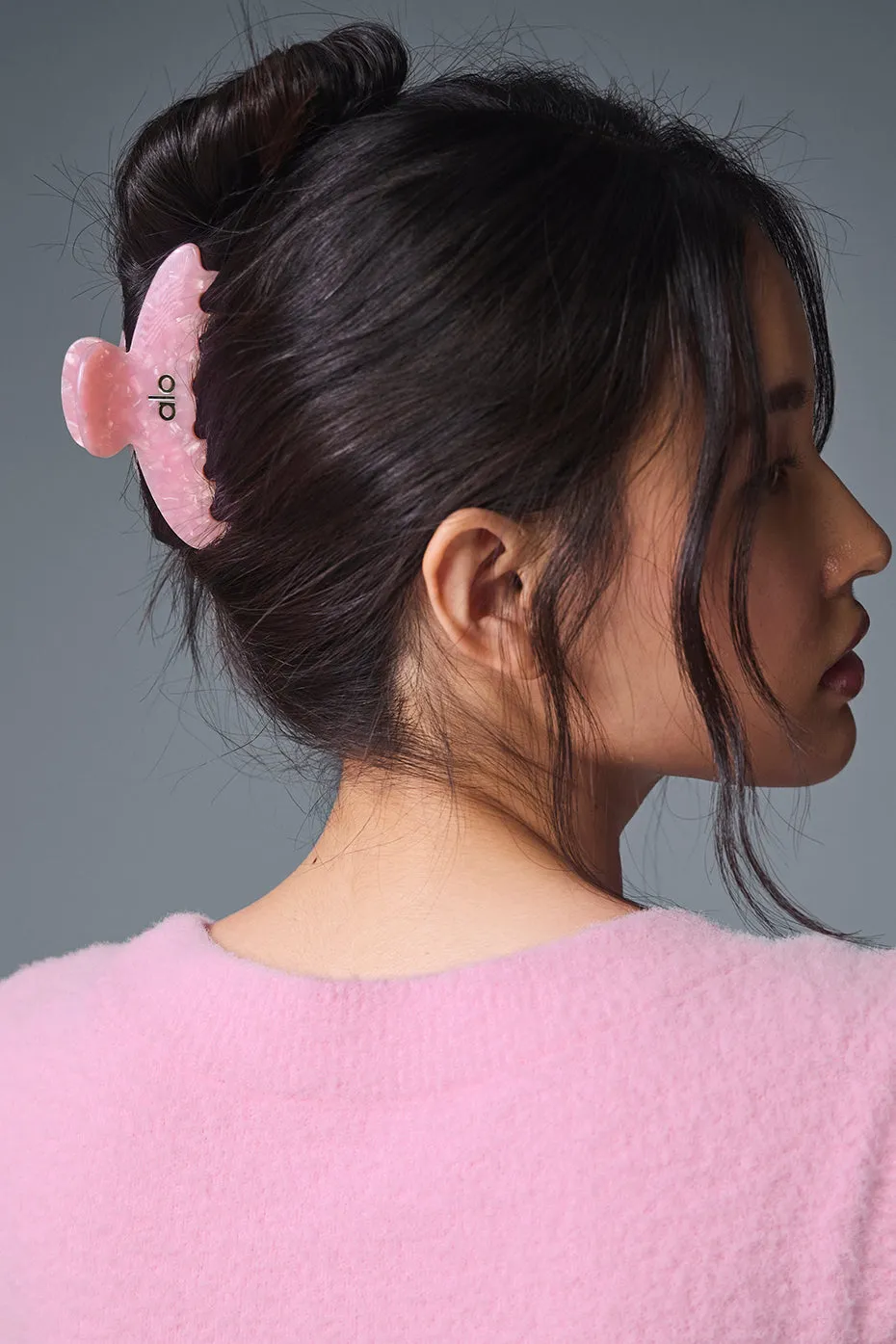 90's Claw Clip - Pink Bubble Bath sold by Alo Yoga