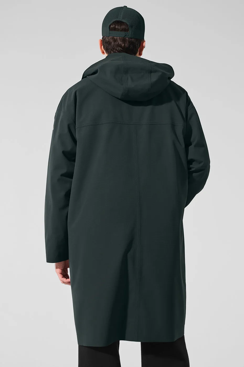 Rain Or Shine Long Coat - Charcoal Green sold by Alo Yoga product image thumbnail 3