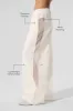 High-Waist Origin Wide Leg Track Pant - Ivory sold by Alo Yoga