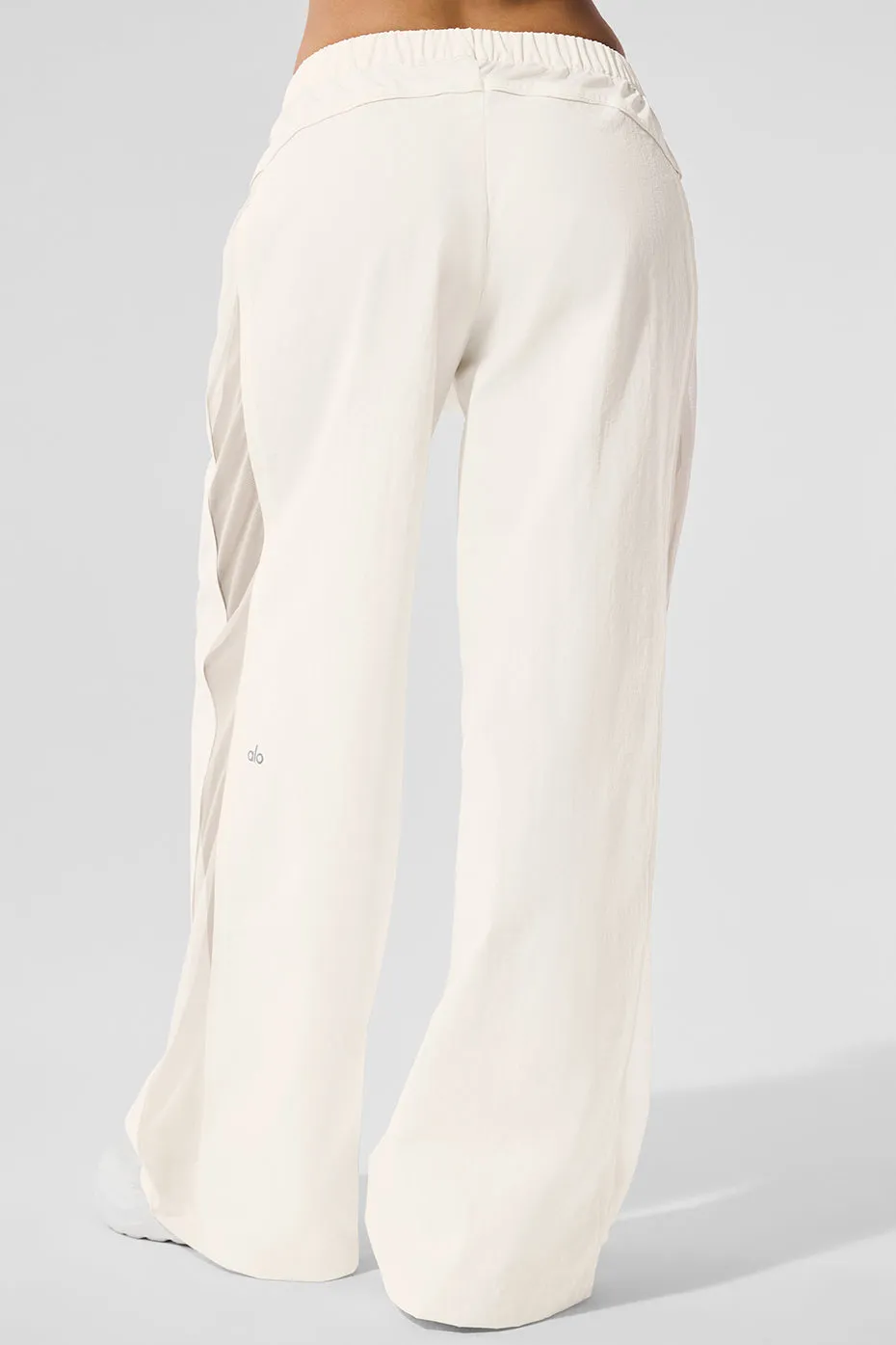 High-Waist Origin Wide Leg Track Pant - Ivory sold by Alo Yoga product image thumbnail 3