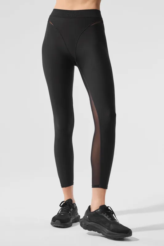 Airlift High-Waist 7/8 Rebel Legging - Black sold by Alo Yoga