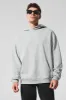 Chill Hoodie - Athletic Heather Grey sold by Alo Yoga