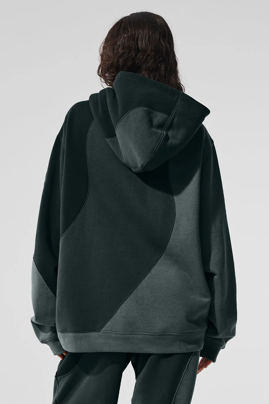 Make Waves Hoodie - Charcoal Green Tonal sold by Alo Yoga product image thumbnail 2