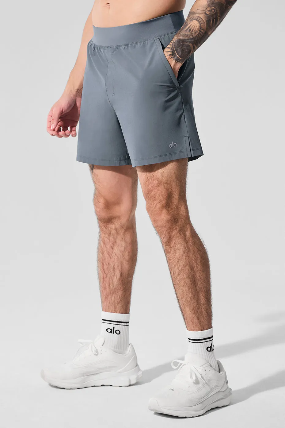 5" Repetition Short - Steel Grey sold by Alo Yoga product image thumbnail 3