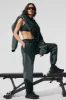 Make Waves Sweatpant - Charcoal Green Tonal sold by Alo Yoga