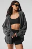 New Class Cashmere Full Zip Hoodie - Platinum Grey sold by Alo Yoga