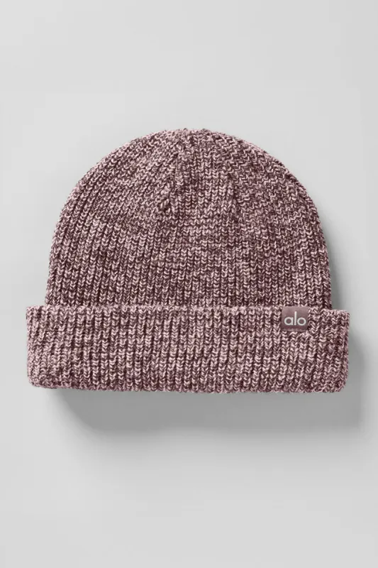 Marl Beanie - Mushroom Marl sold by Alo Yoga