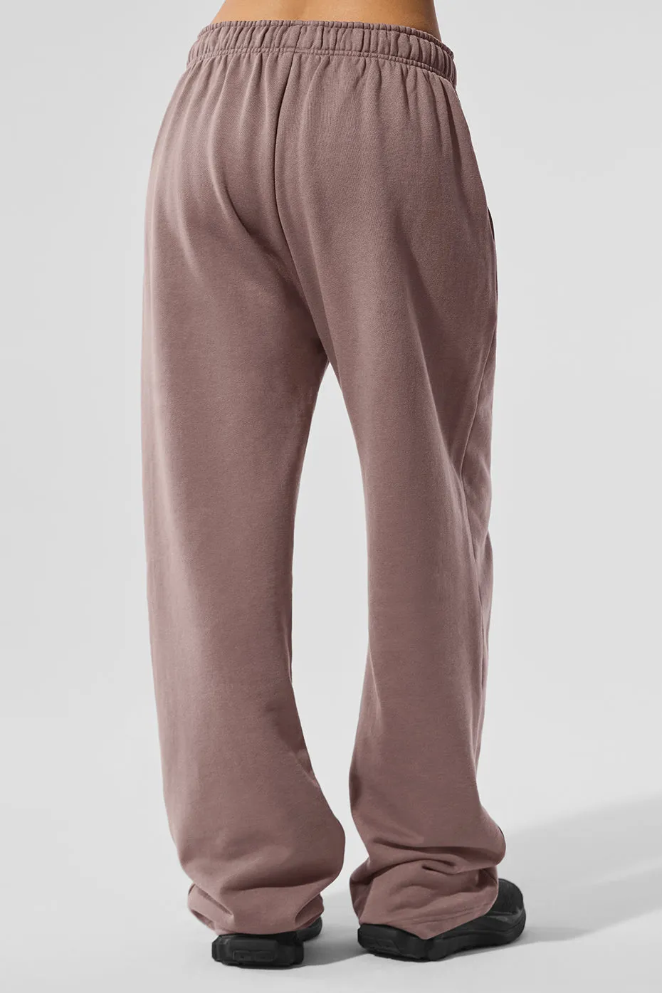 ALO | Accolade Straight Leg Sweatpant in Mushroom Brown, Size: Small sold by Alo Yoga product image thumbnail 2