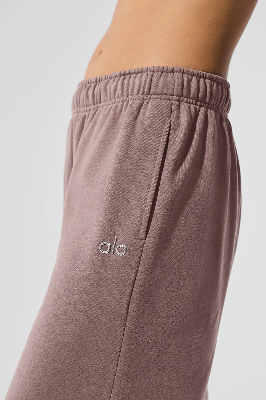 ALO | Accolade Straight Leg Sweatpant in Mushroom Brown, Size: Small sold by Alo Yoga product image thumbnail 4