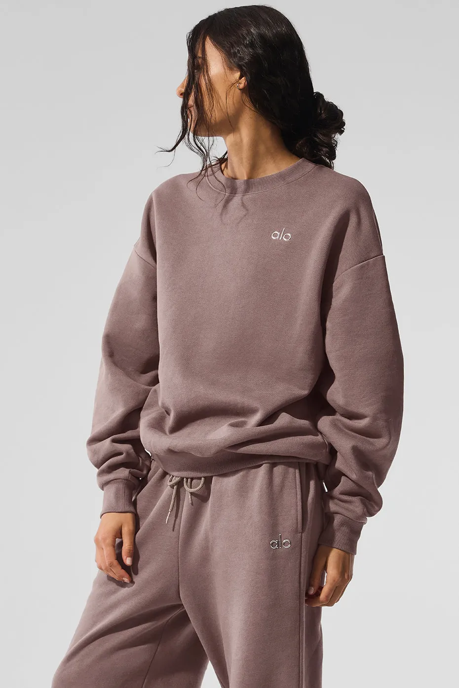 Accolade Crew Neck Pullover - Mushroom sold by Alo Yoga product image thumbnail 3