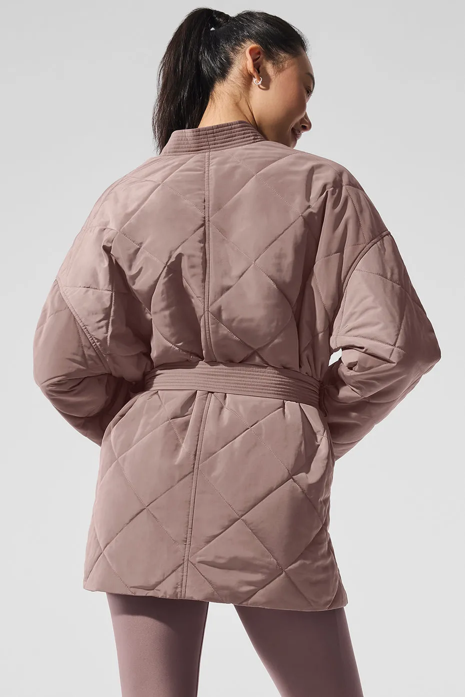Urbanite Wrap Puffer - Mushroom sold by Alo Yoga product image thumbnail 3