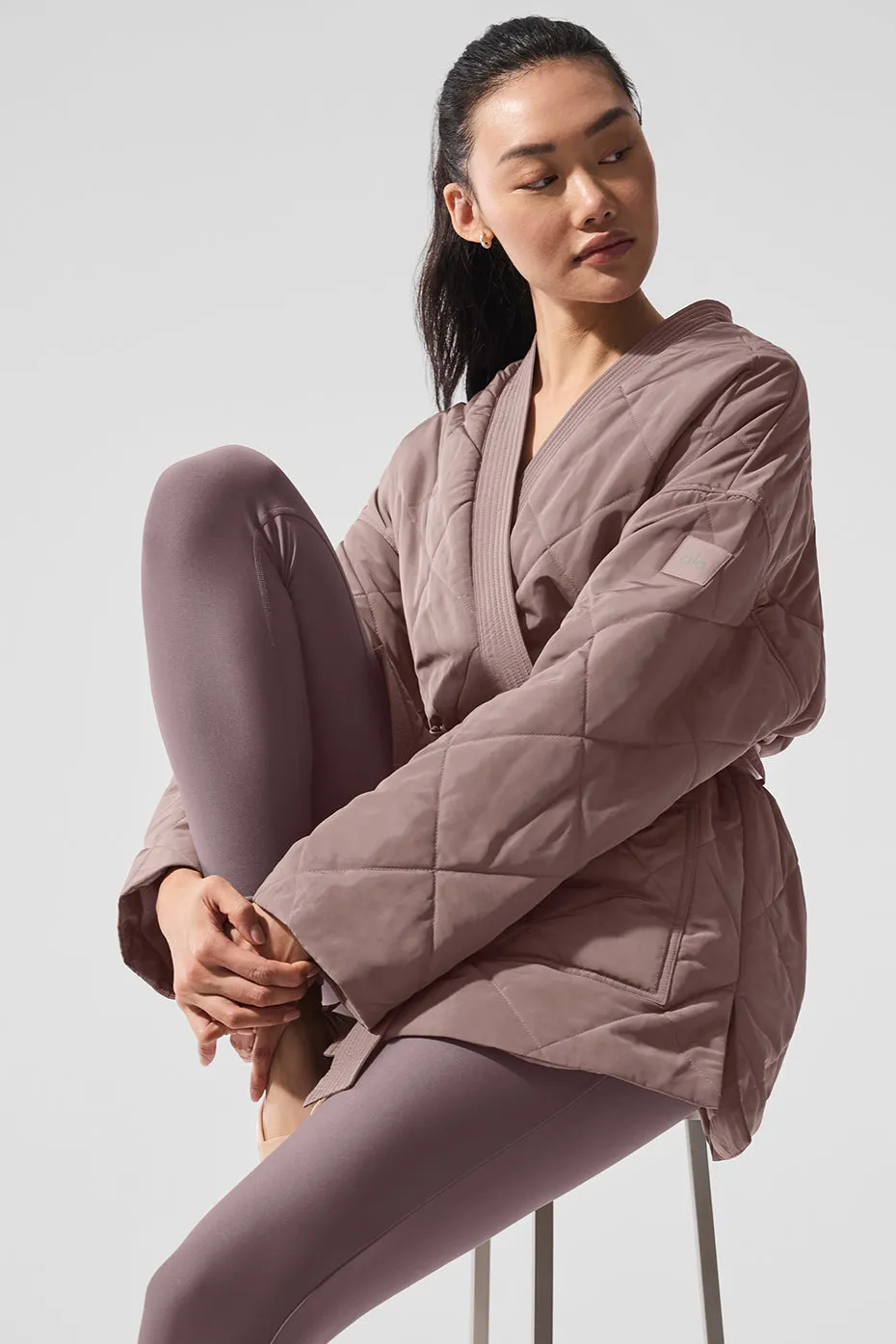 Urbanite Wrap Puffer - Mushroom sold by Alo Yoga product image thumbnail 5