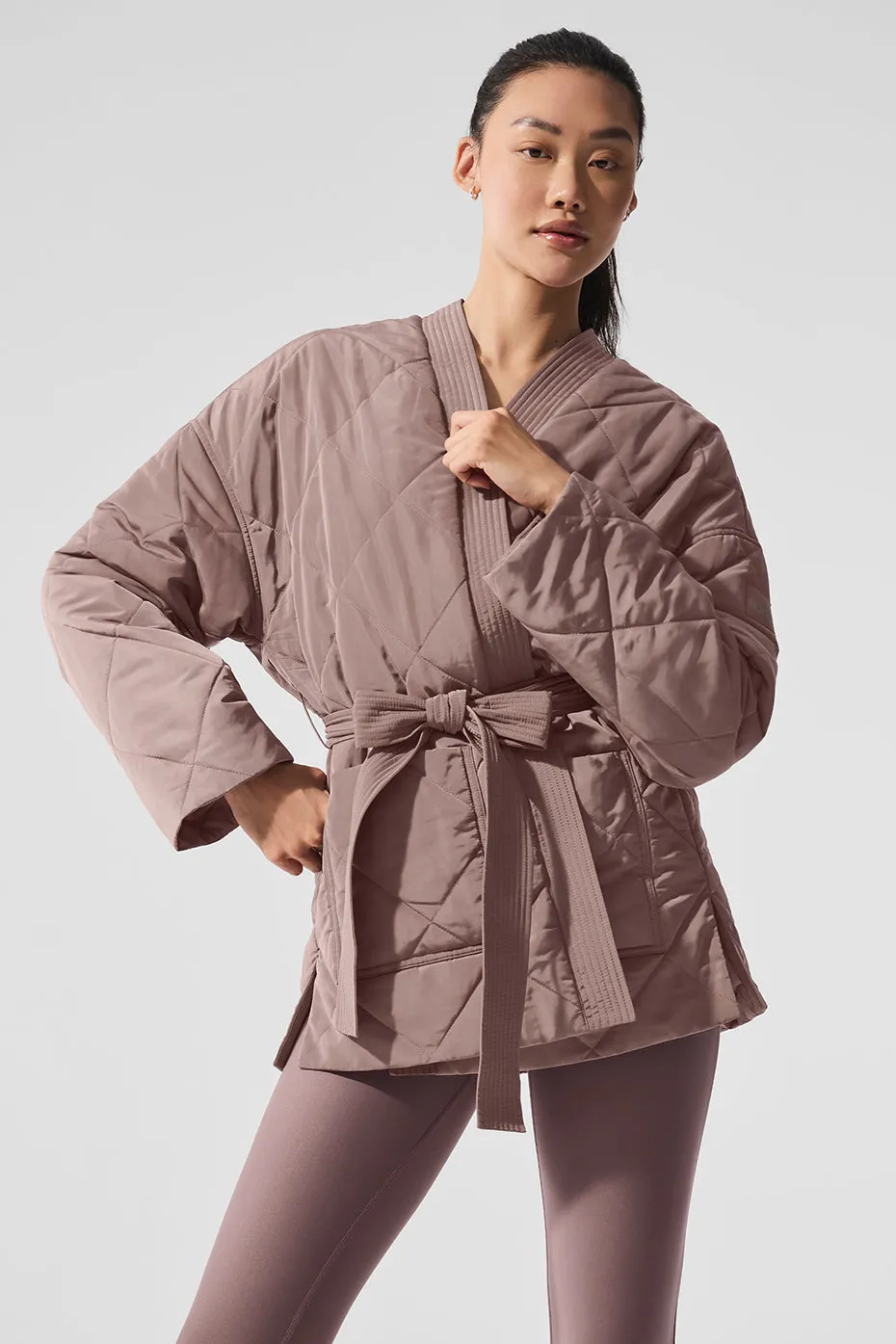 Urbanite Wrap Puffer - Mushroom sold by Alo Yoga product image thumbnail 4