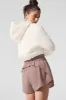 Cropped Mountain Peak Full-Zip Hoodie - Ivory sold by Alo Yoga