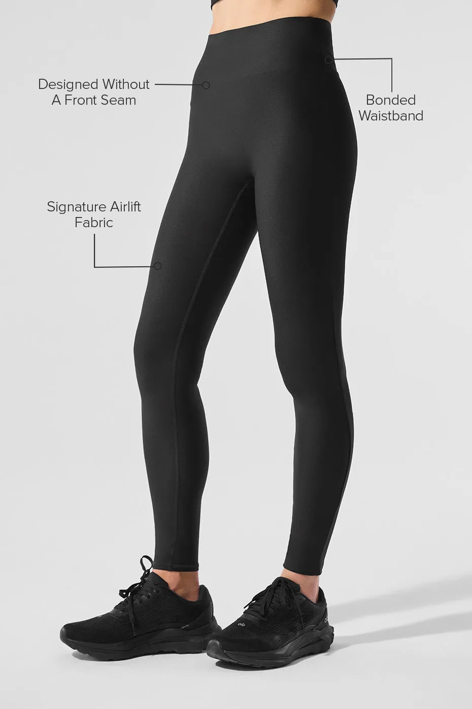 Airlift High-Waist Sleek Legging - Black sold by Alo Yoga product image thumbnail 2