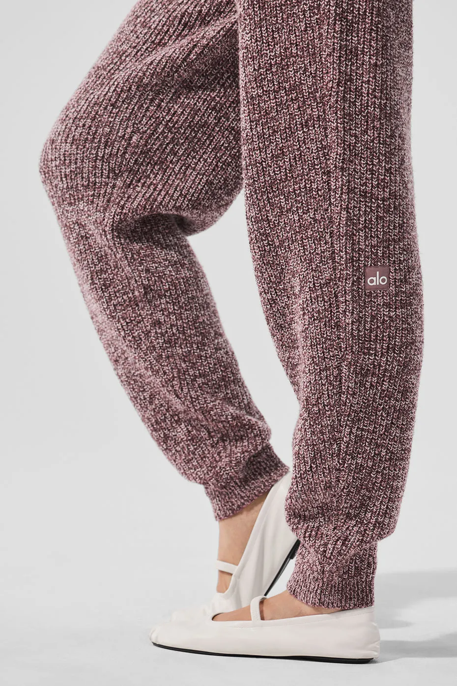 Marl Sweater Pant - Mushroom Marl sold by Alo Yoga product image thumbnail 5