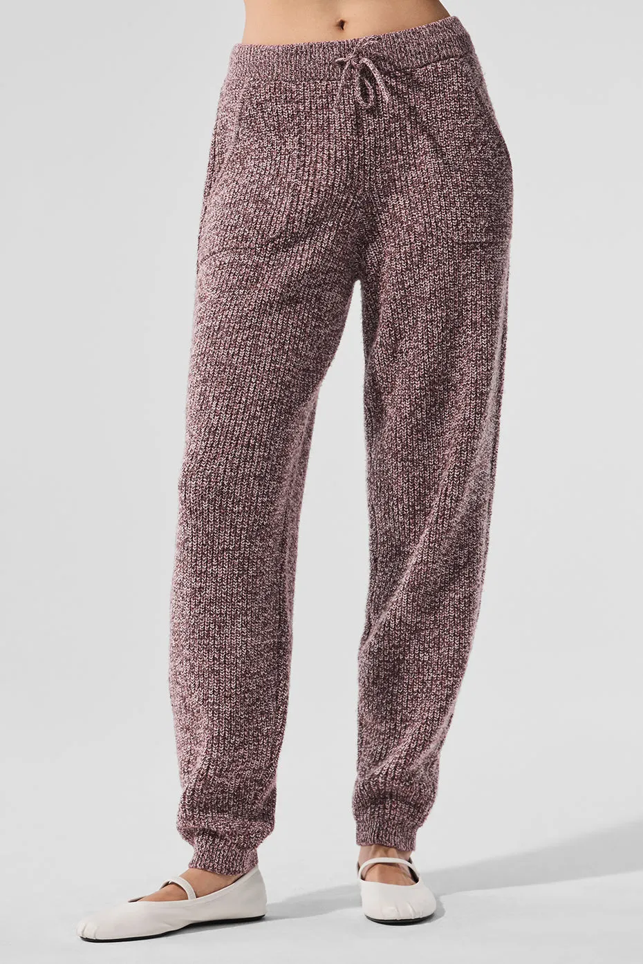 Marl Sweater Pant - Mushroom Marl sold by Alo Yoga product image thumbnail 4