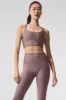 Airlift Sleek Bra Tank - Mushroom sold by Alo Yoga