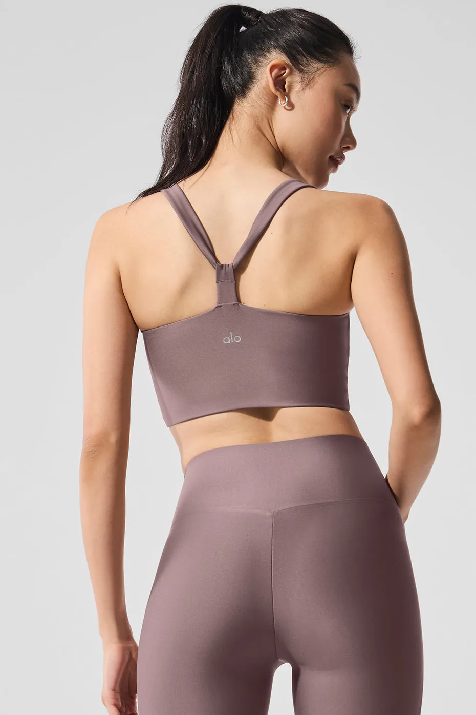 Airlift Sleek Bra Tank - Mushroom sold by Alo Yoga product image thumbnail 3