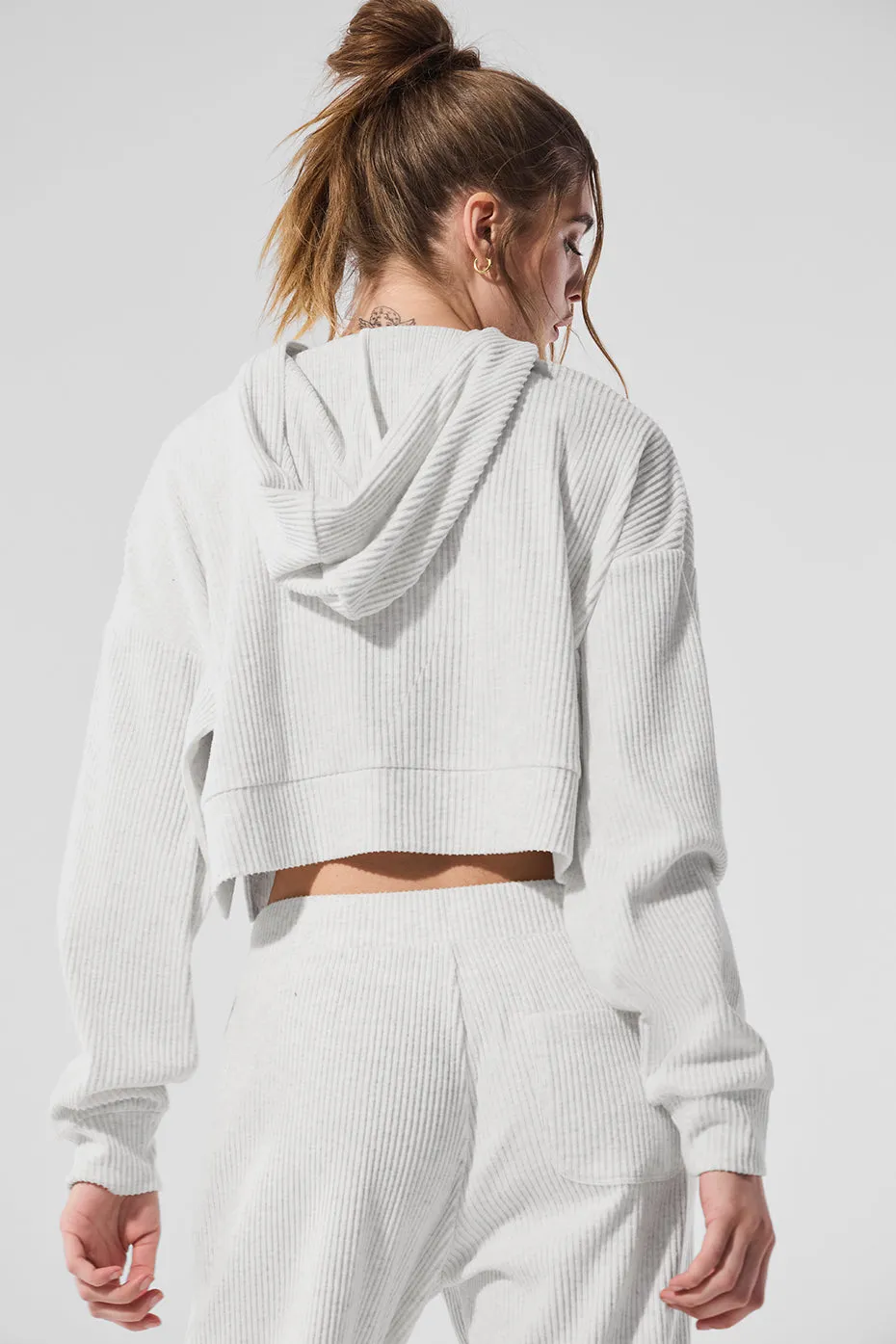 Muse Hoodie - White Heather sold by Alo Yoga product image thumbnail 2