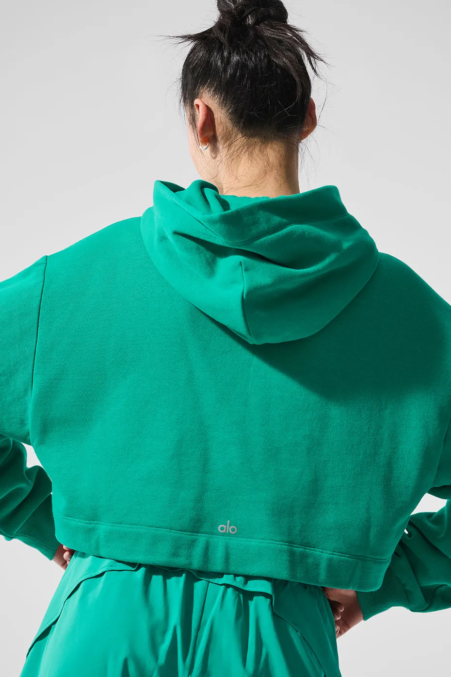 Bae Hoodie - Spruce Green sold by Alo Yoga product image thumbnail 4