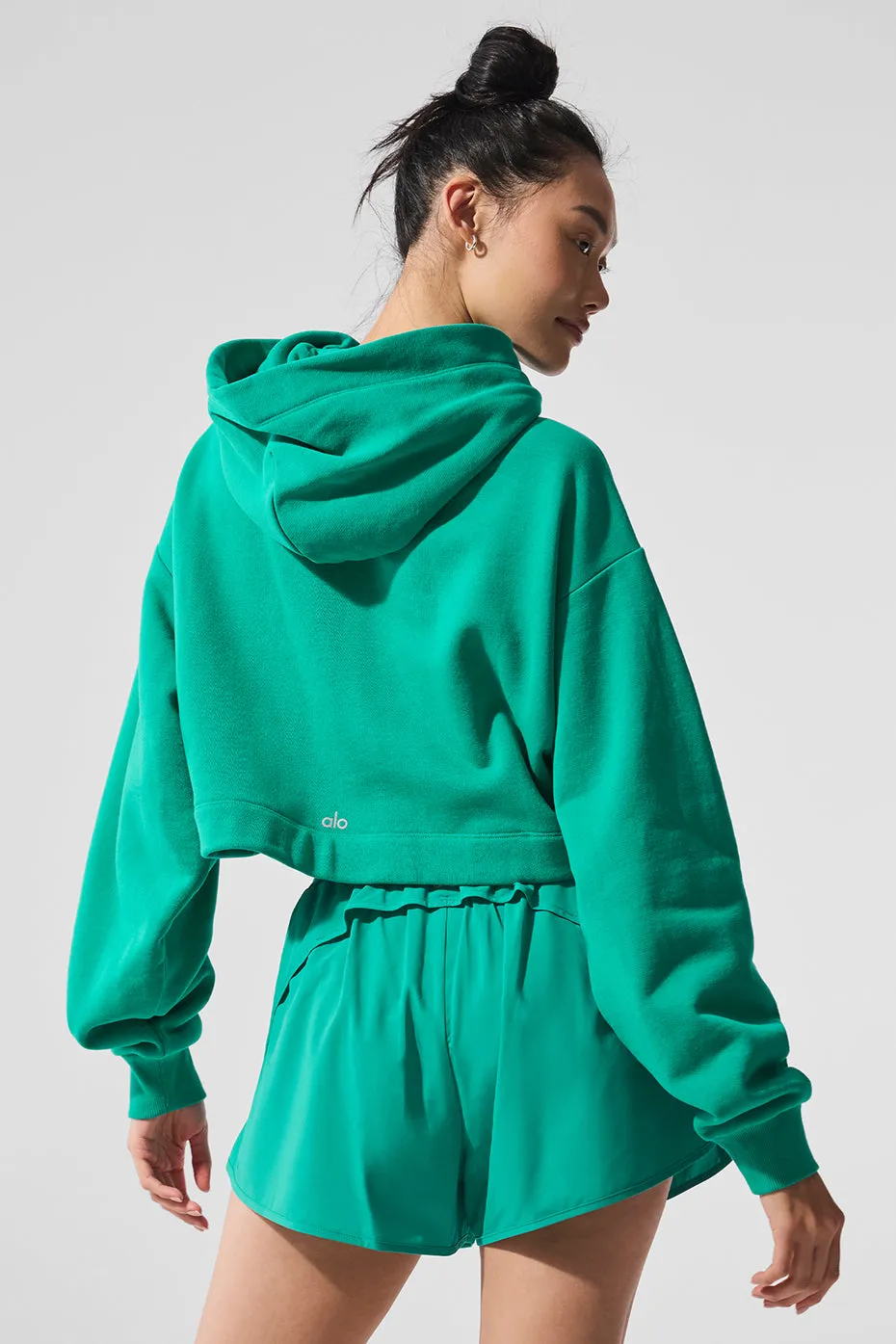 Bae Hoodie - Spruce Green sold by Alo Yoga product image thumbnail 2