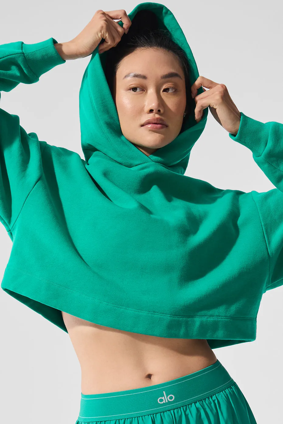 Bae Hoodie - Spruce Green sold by Alo Yoga product image thumbnail 3