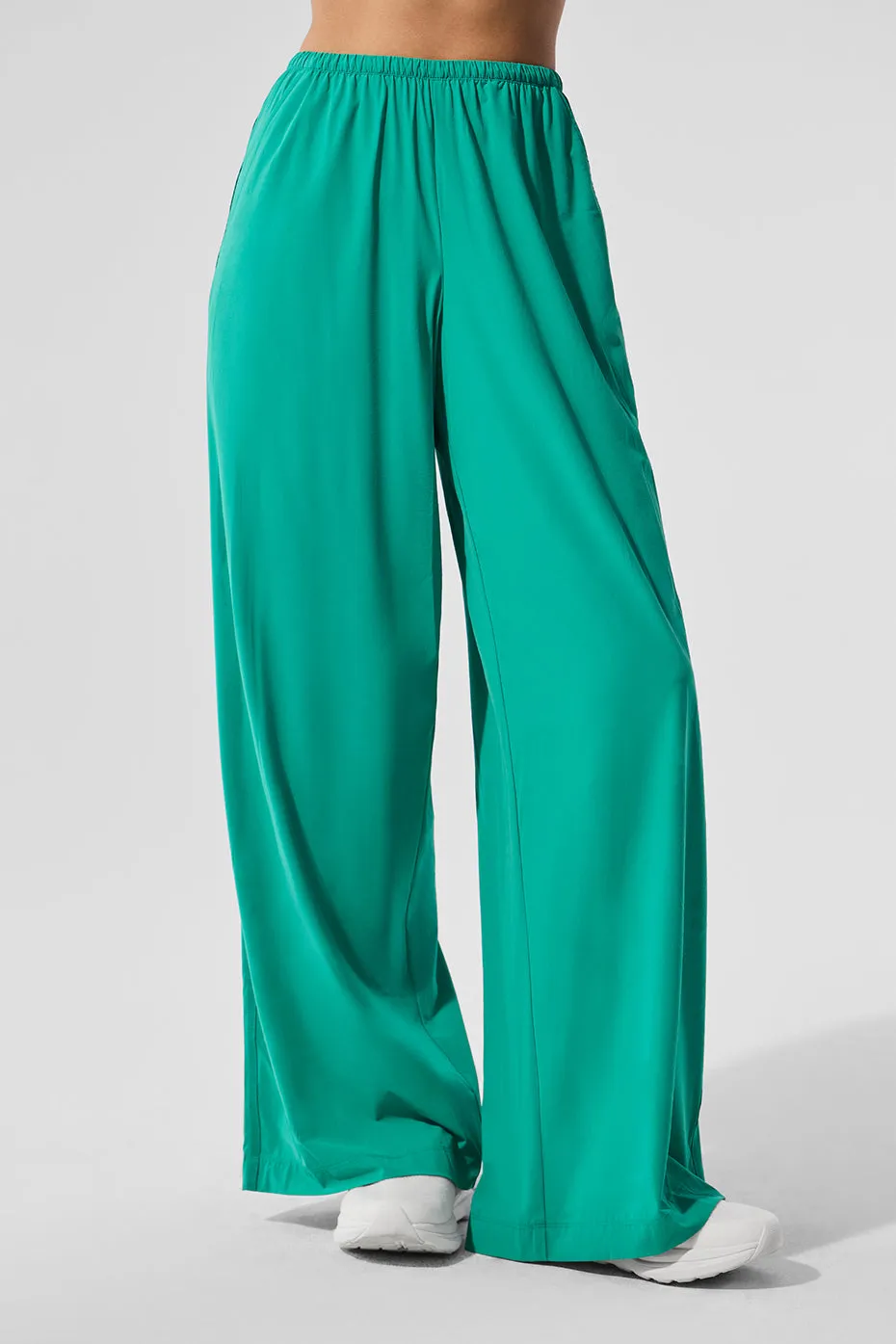 Breezy Wide Leg Pant - Spruce Green sold by Alo Yoga product image thumbnail 3