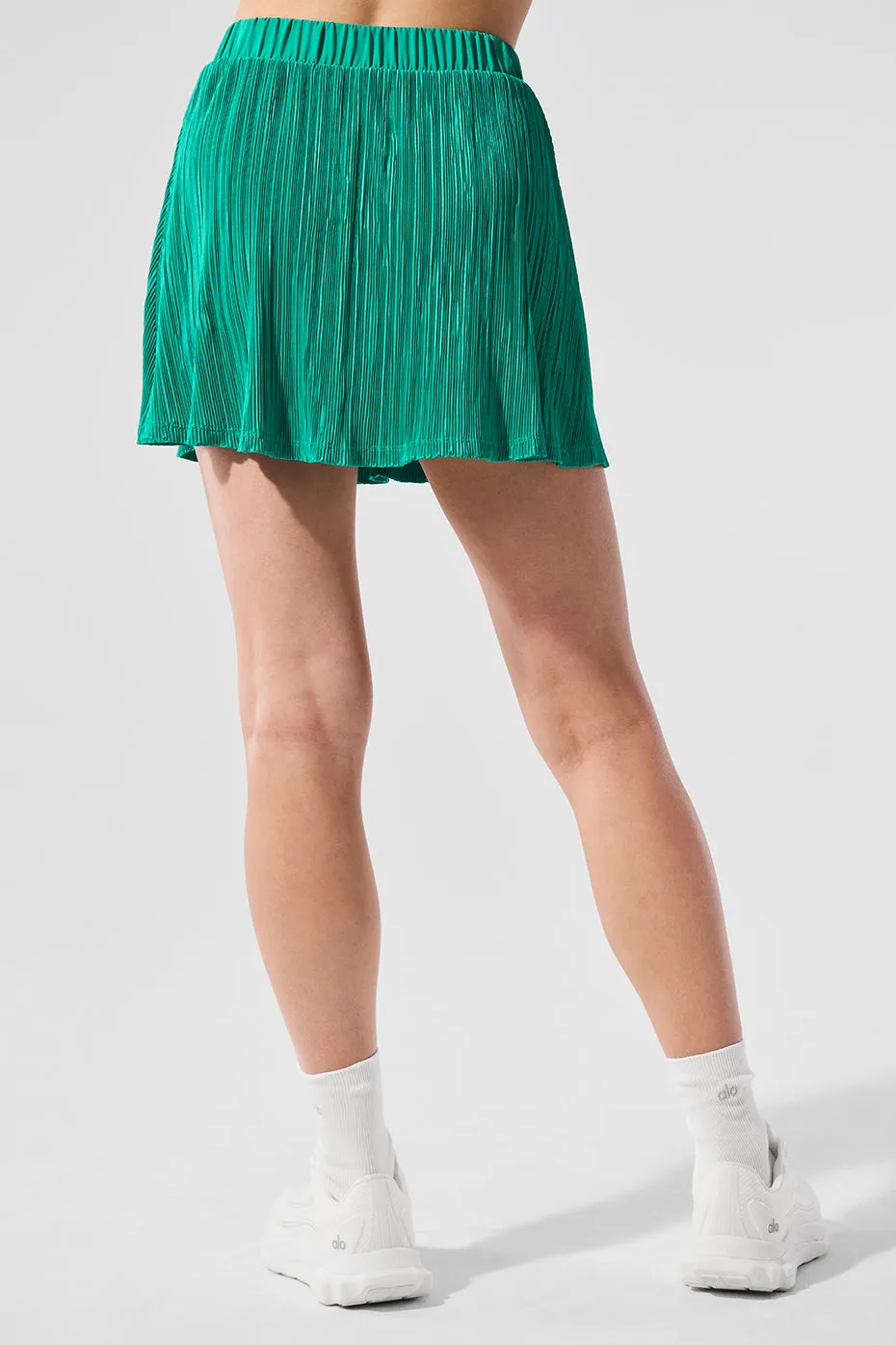 Micro Plisse Tennis Skirt - Spruce Green sold by Alo Yoga product image thumbnail 3