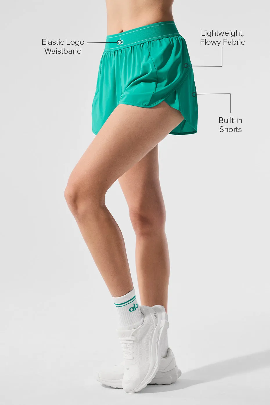 Match Point Short - Spruce Green sold by Alo Yoga product image thumbnail 2
