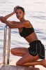 Motivate Track Short - Black/White sold by Alo Yoga