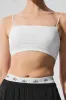 Micro Plisse Game On Bra - White sold by Alo Yoga
