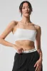 Micro Plisse Game On Bra - White sold by Alo Yoga
