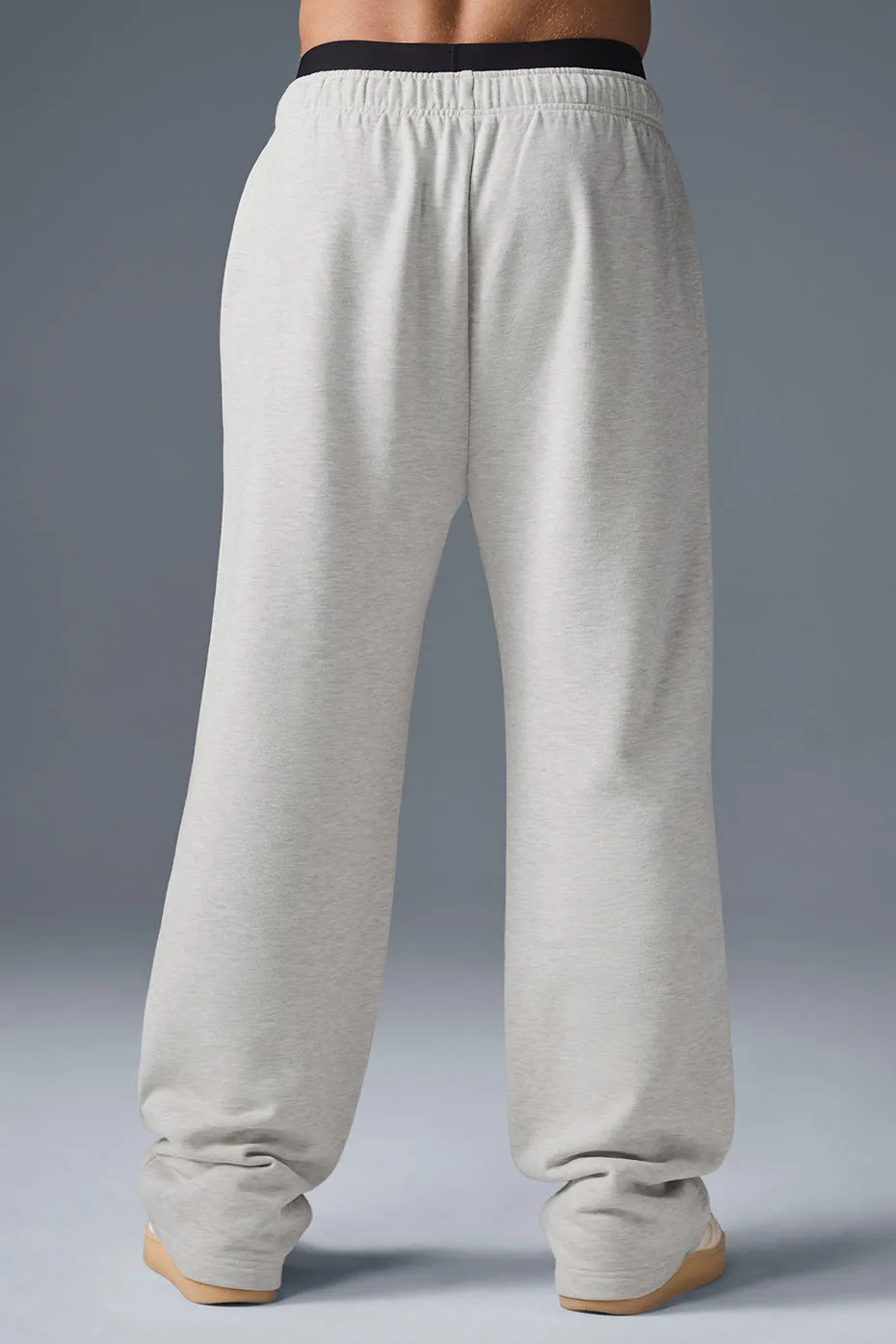Accolade Straight Leg Sweatpant - White Heather sold by Alo Yoga product image thumbnail 3