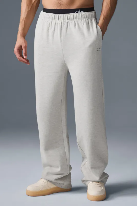 Accolade Straight Leg Sweatpant - White Heather sold by Alo Yoga