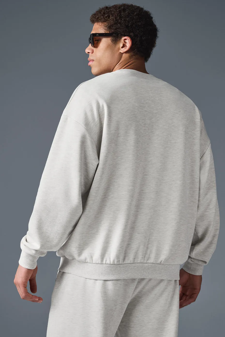 Accolade Crew Neck Pullover - White Heather sold by Alo Yoga product image thumbnail 3