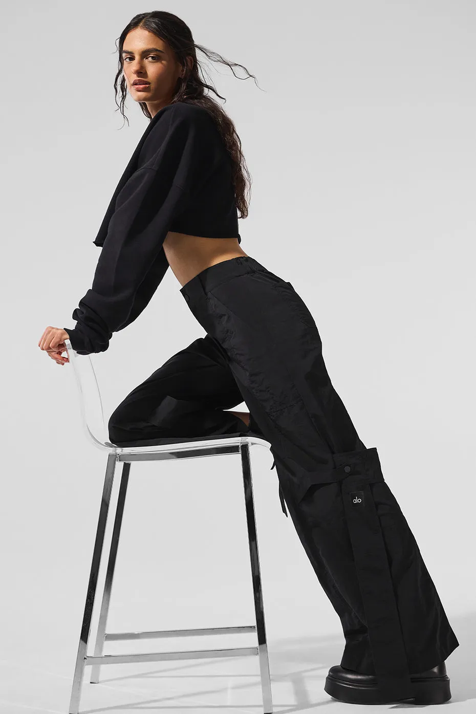 High-Waist Voyager Trouser - Black sold by Alo Yoga product image thumbnail 5