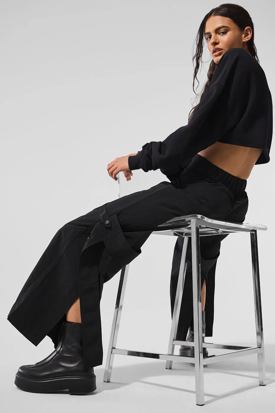 High-Waist Voyager Trouser - Black sold by Alo Yoga product image thumbnail 4