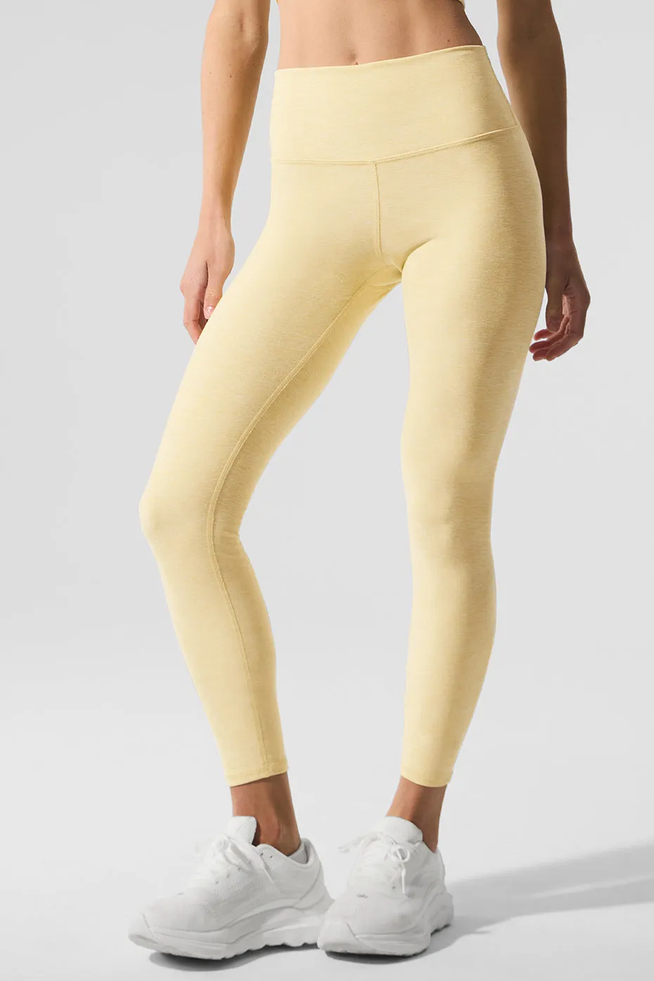 Alosoft High-Waist 7/8 Highlight Legging - Warm Butter Heather sold by Alo Yoga product image thumbnail 2