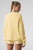 Tennis Club Sweater Knit Cardigan - Warm Butter/White sold by Alo Yoga